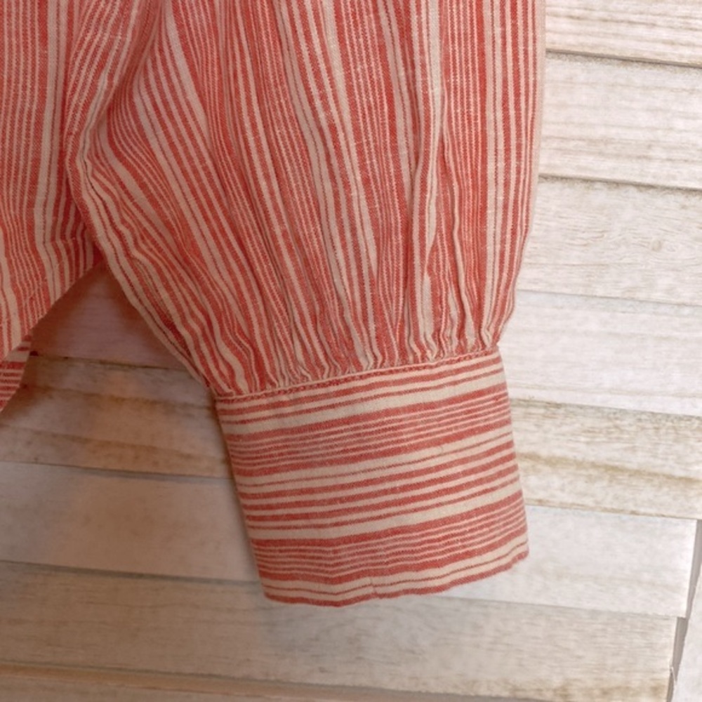Free People Hello There Beautiful Off the Shoulder Striped Top Size XS - Picture 4 of 10